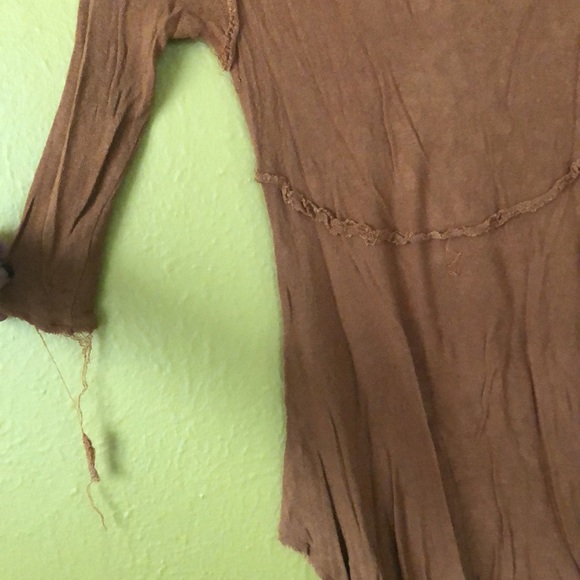 Distressed Free People Boho Tunic size small - Picture 7 of 7